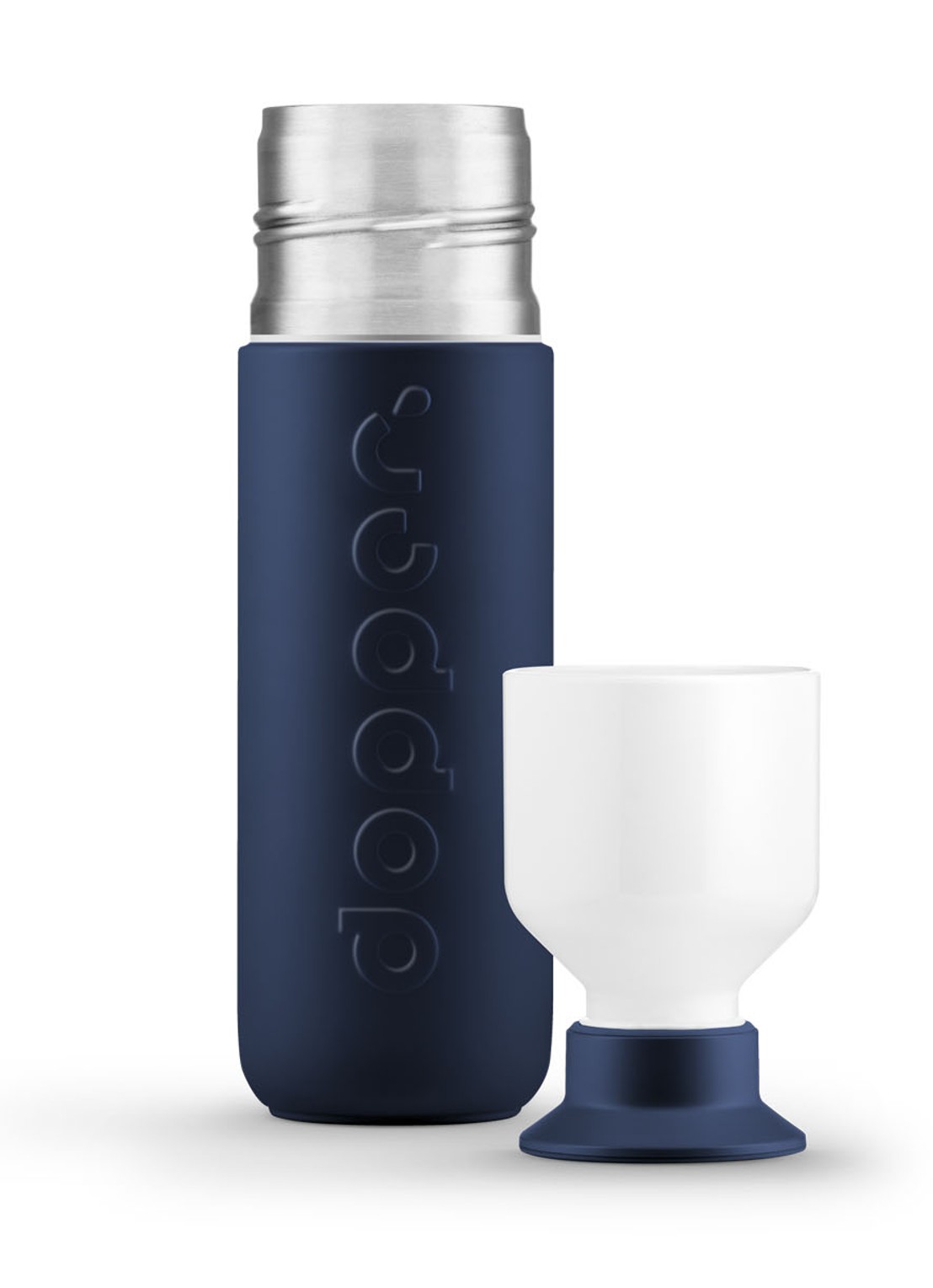 Dopper Insulated thermosfles 350 ml - voorkant 6 donkerblauw