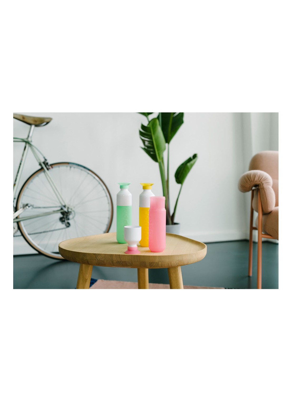 Dopper Original waterfles 450 ml - voorkant 2 roze