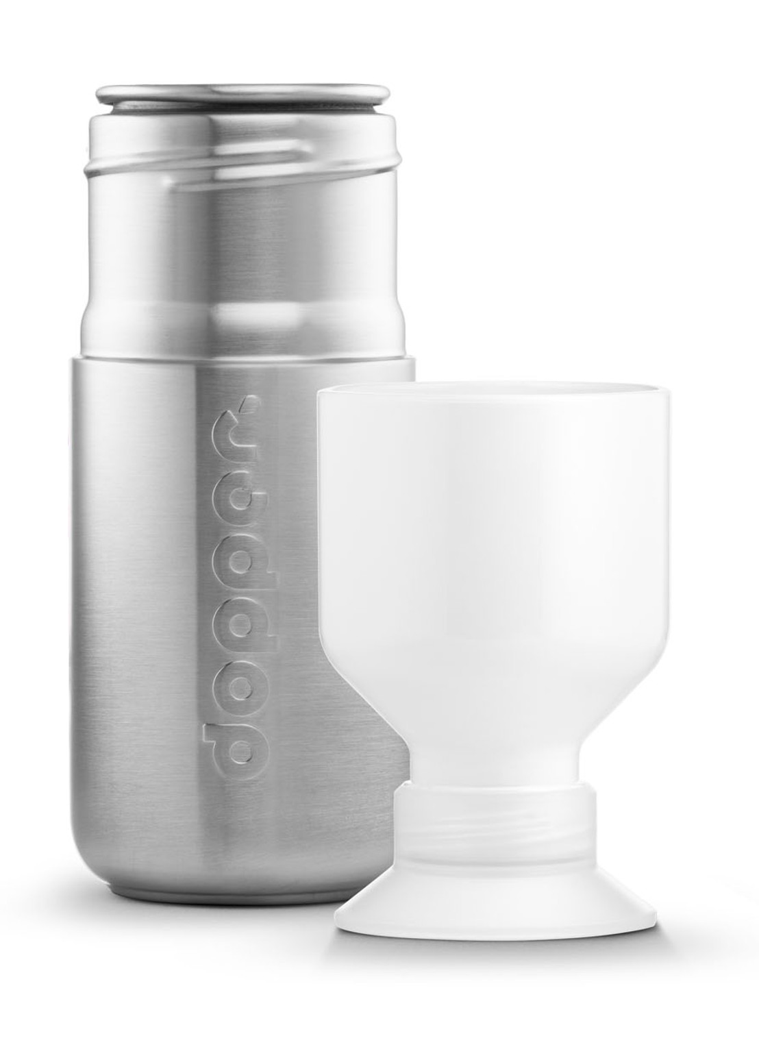 Dopper Steel waterfles 35 cl - detail 2 zilver