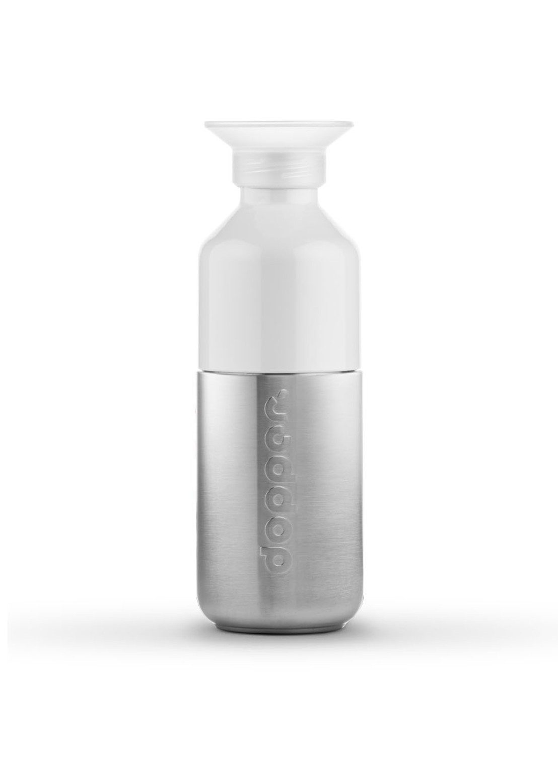 Dopper Steel waterfles 35 cl - voorkant 6 zilver