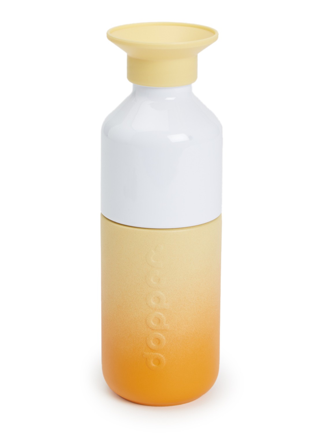 Dopper Steel waterfles 35 cl - voorkant geel