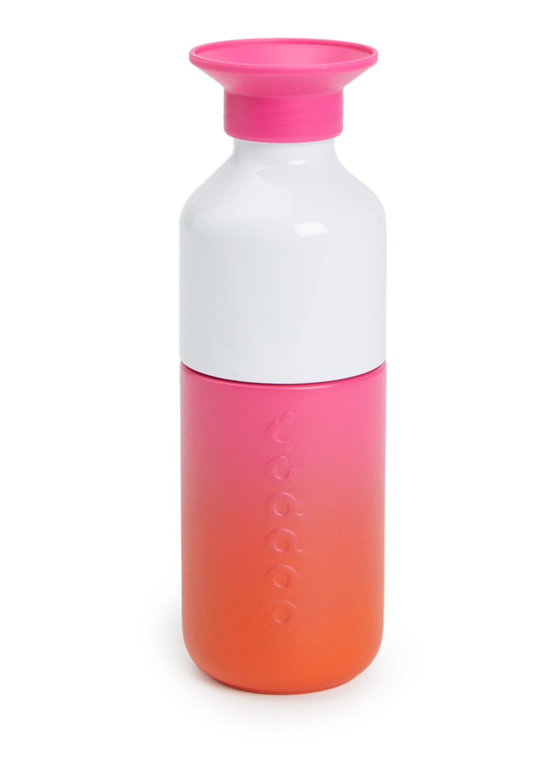 Dopper Steel waterfles 35 cl - voorkant roze