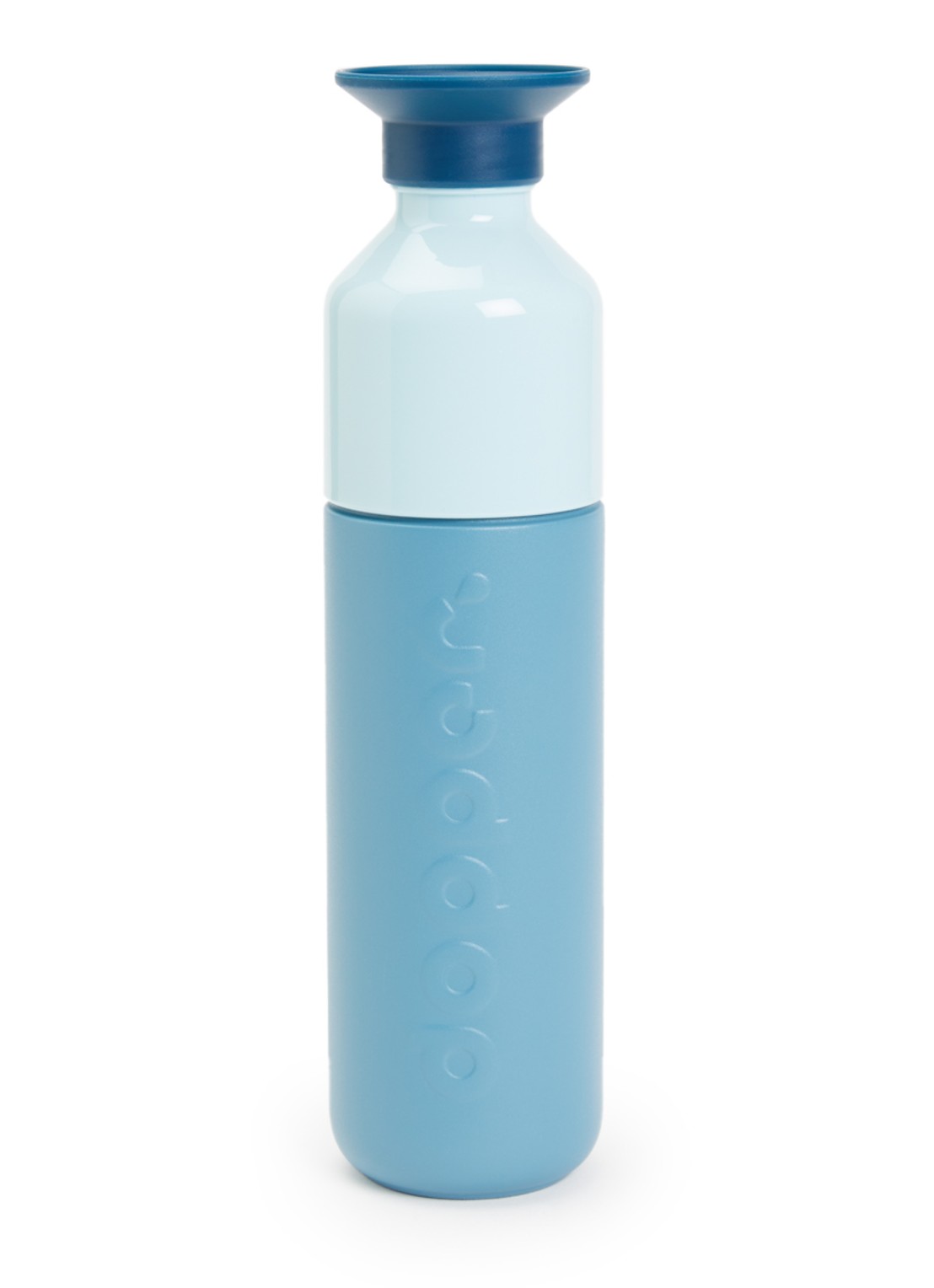 Dopper Steel waterfles 35 cl - voorkant blauw