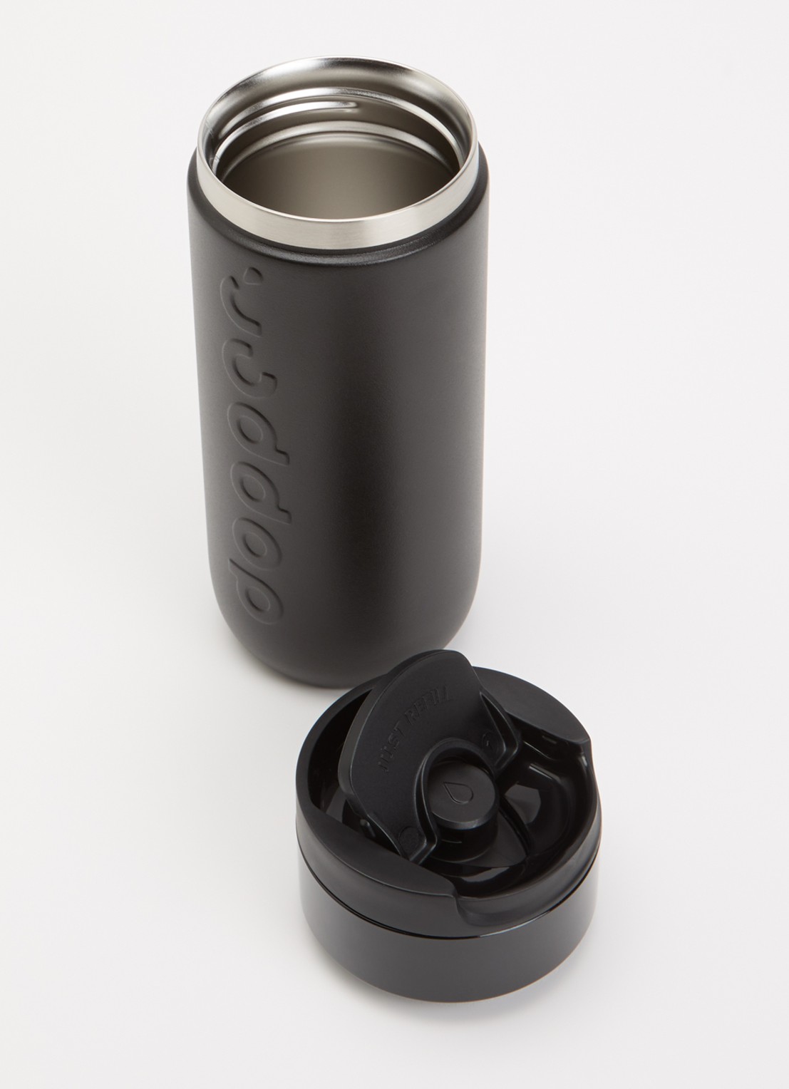 Dopper Travel thermosfles 40 cl  - voorkant 2 zwart