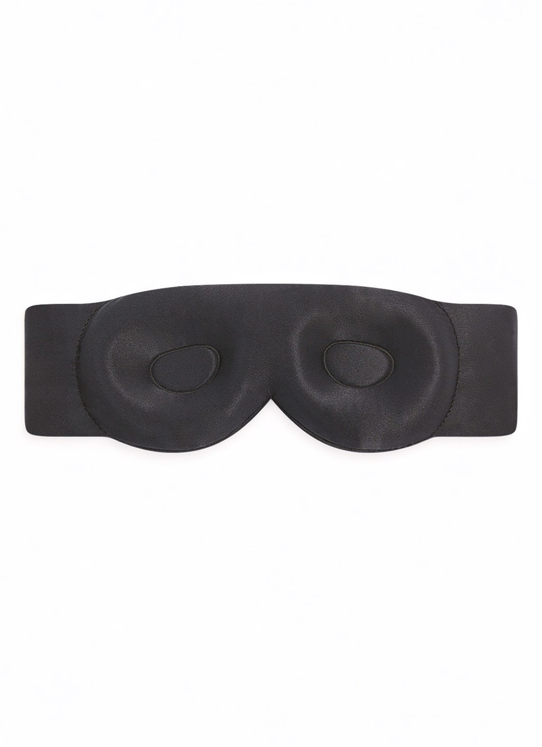 Dore & Rose Deep Sleep Mask - slaapmasker van zijde - detail 3 zwart