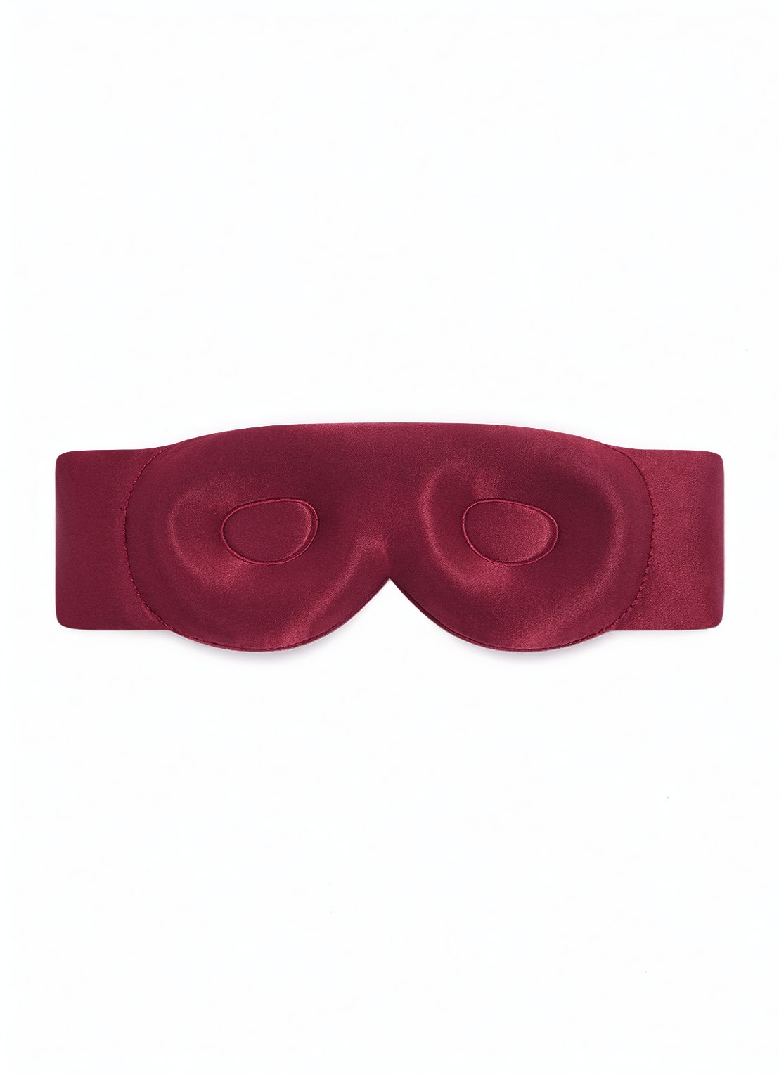 Dore & Rose Deep Sleep Mask - slaapmasker van zijde - detail 4 rood