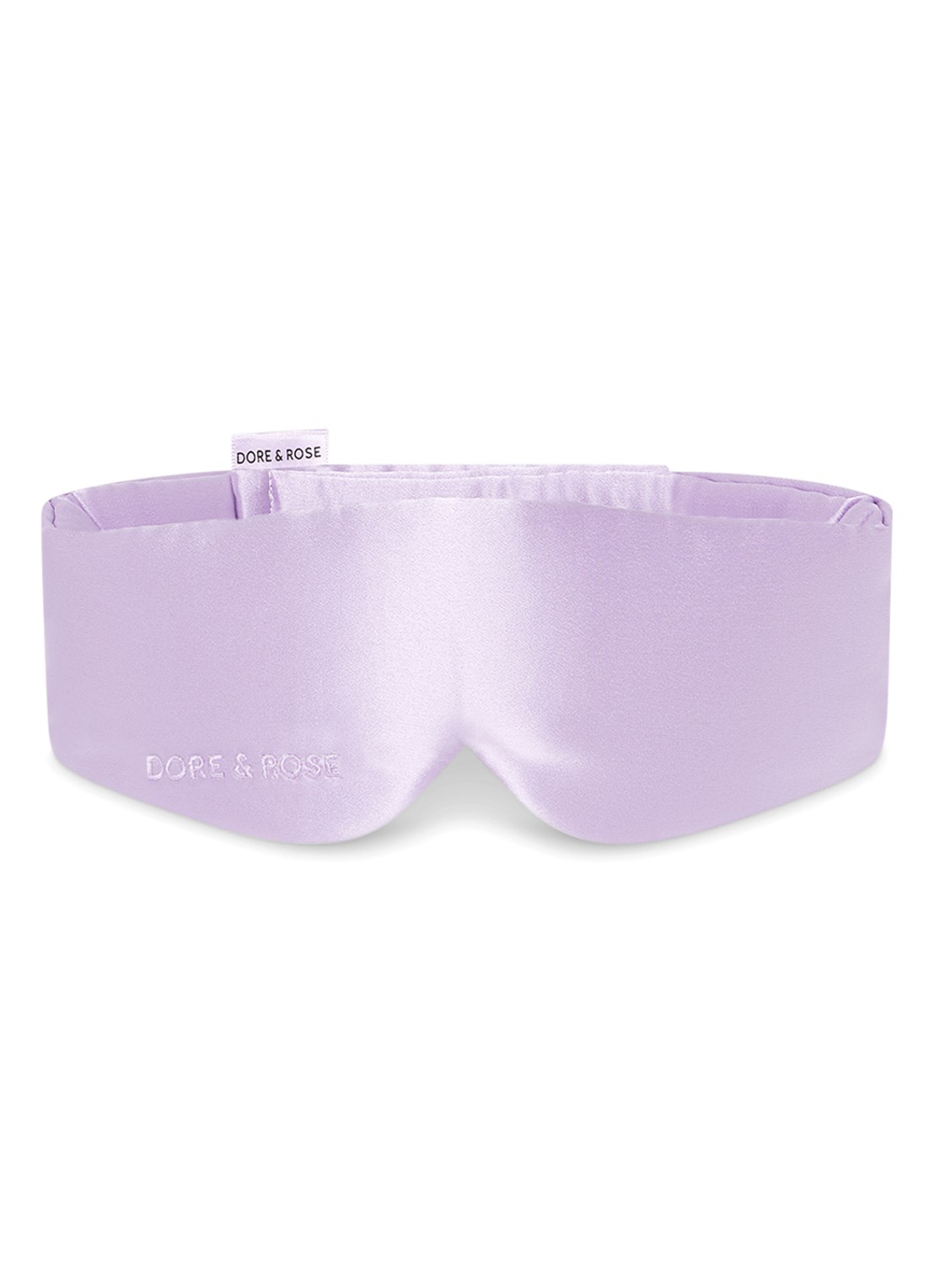 Dore & Rose Deep Sleep Mask - slaapmasker van zijde - voorkant paars