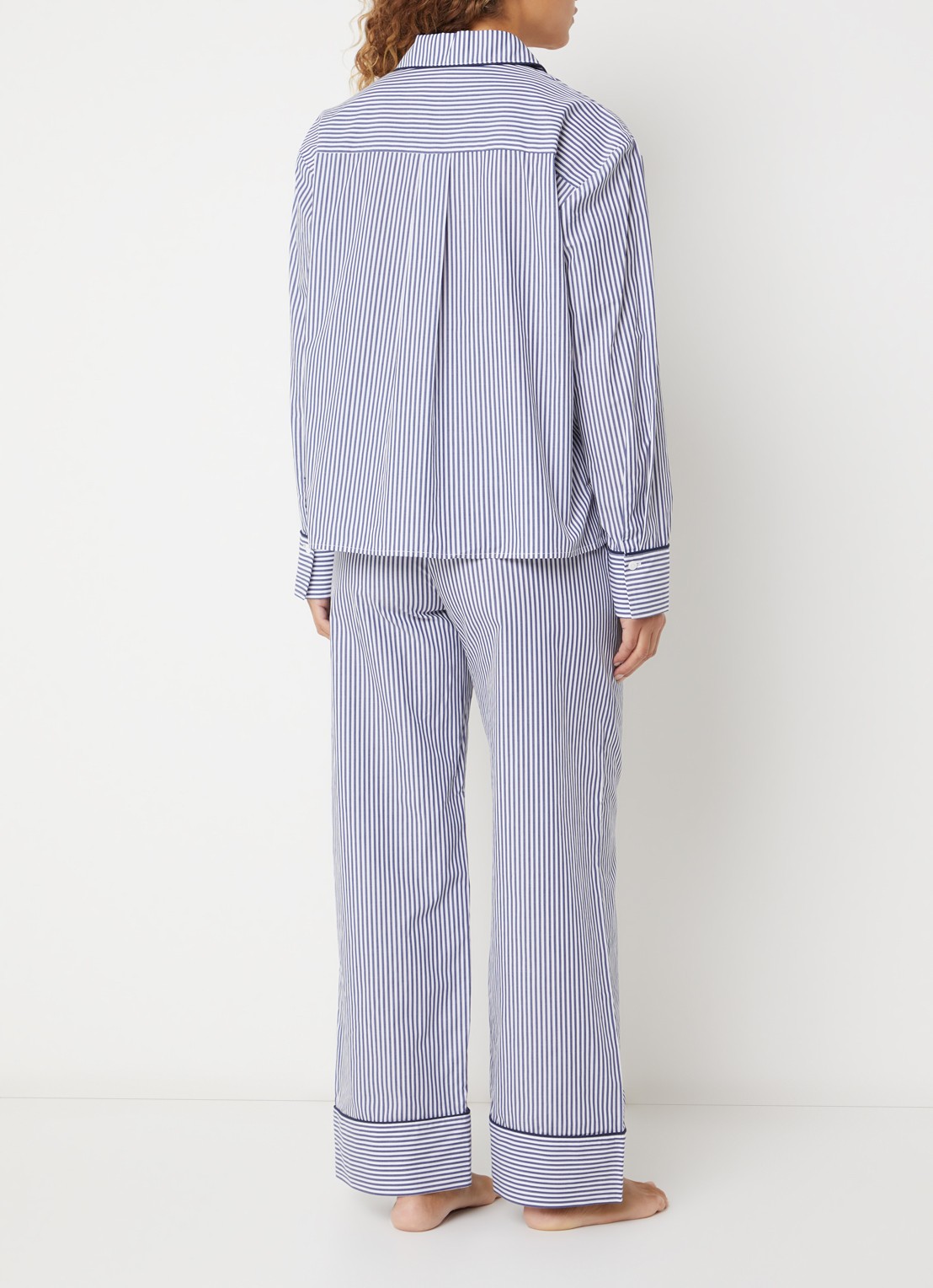 Dore & Rose Pyjamaset van katoen - achterkant 4 donkerblauw