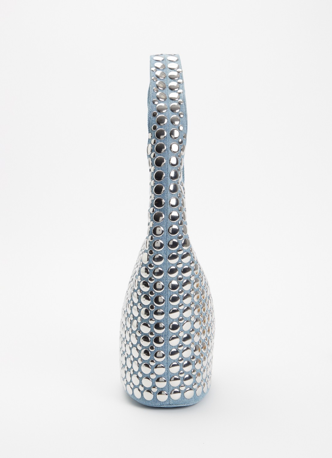 DOTTHZ The Dante schoudertas van denim met studs - detail 4 lichtblauw