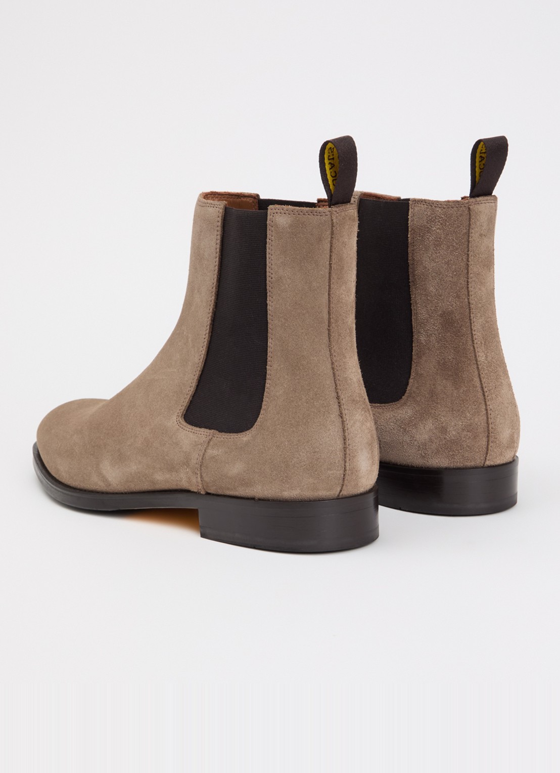 Doucal's Beatles chelsea boot van kalfssuède - achterkant 3 beige