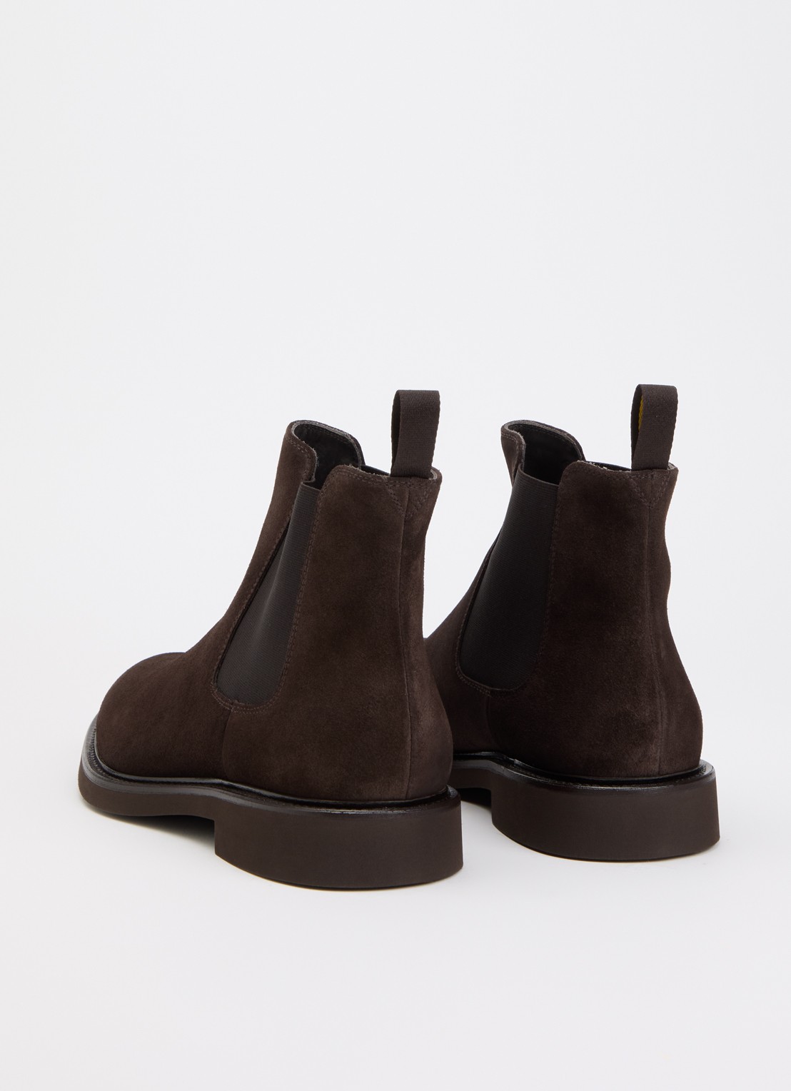 Doucal's Beatles Visone chelsea boot van suède - achterkant 4 bruin