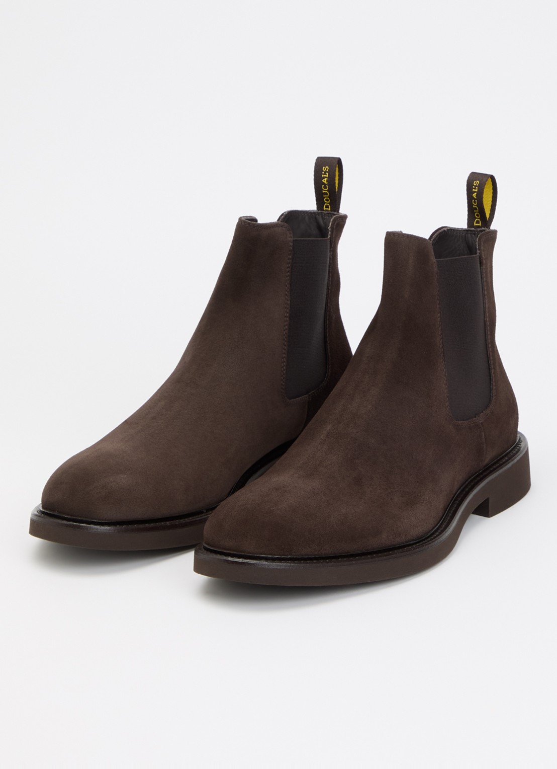 Doucal's Beatles Visone chelsea boot van suède - detail 2 bruin