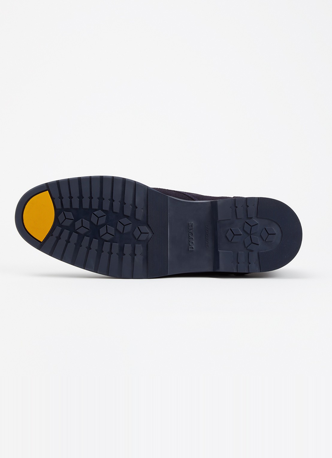 Doucal's Chukka Adler Elast Visone slip-on van kalfssuède - detail 3 donkerblauw