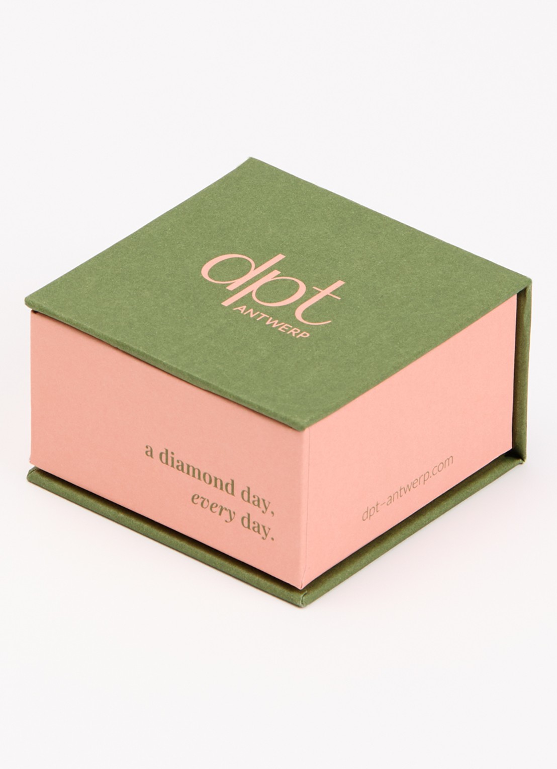 DPT Antwerp Crossover diamanten ring verguld - detail 2 goud