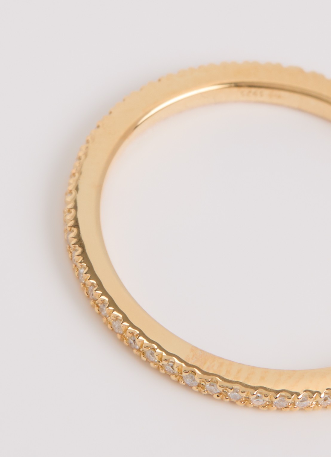DPT Antwerp Ever diamanten ring verguld - detail 3 goud