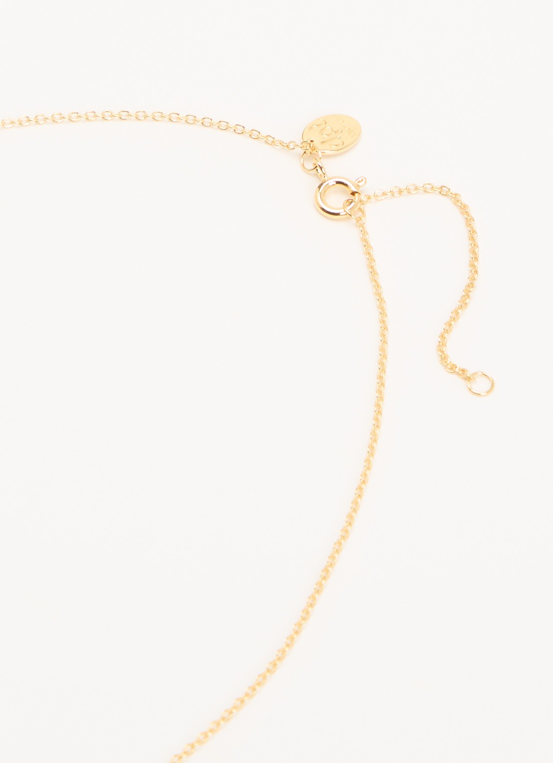 DPT Antwerp Jasmine diamanten ketting verguld - detail 2 goud