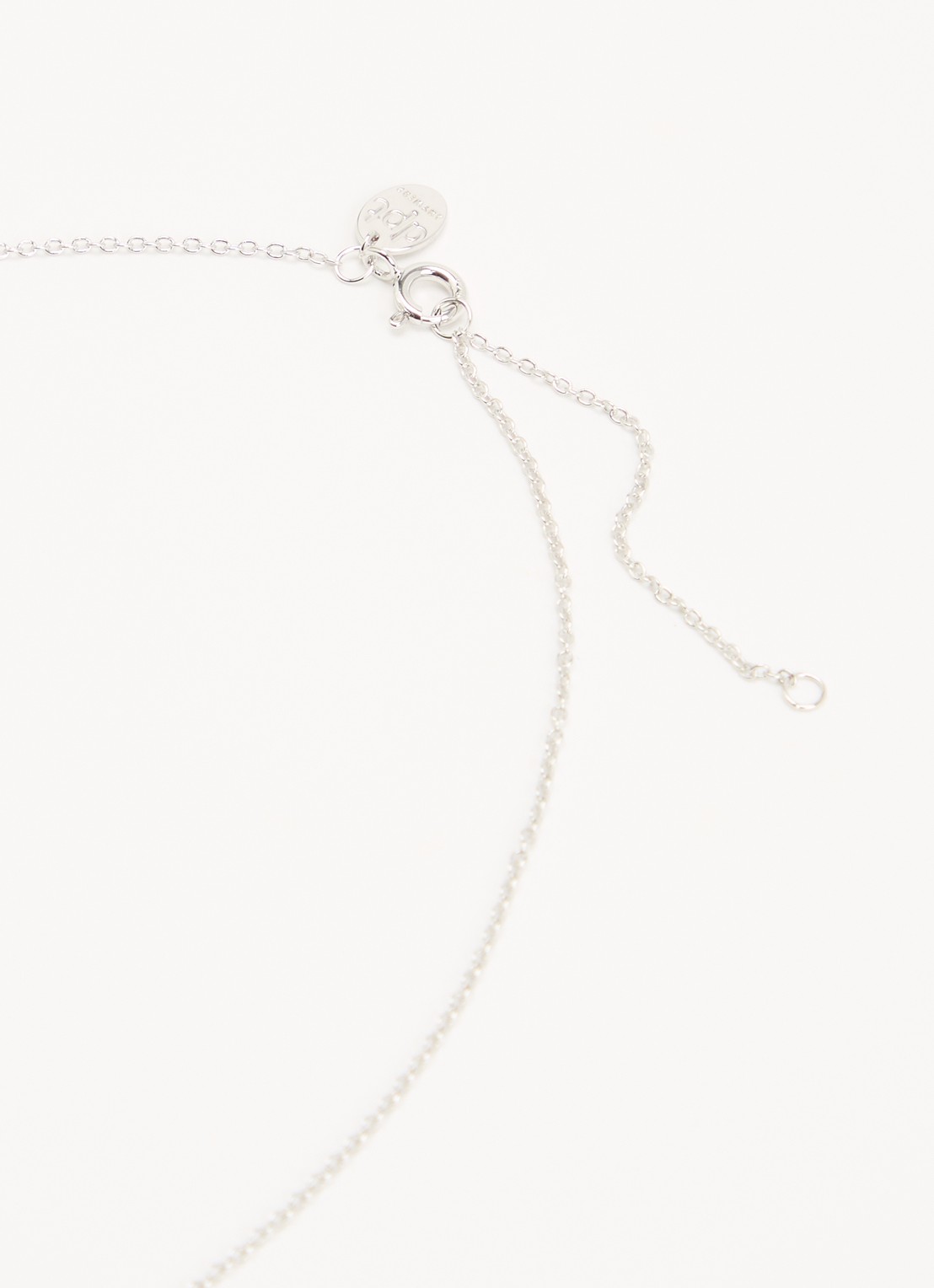 DPT Antwerp Lucy diamanten ketting van zilver - detail 4 zilver