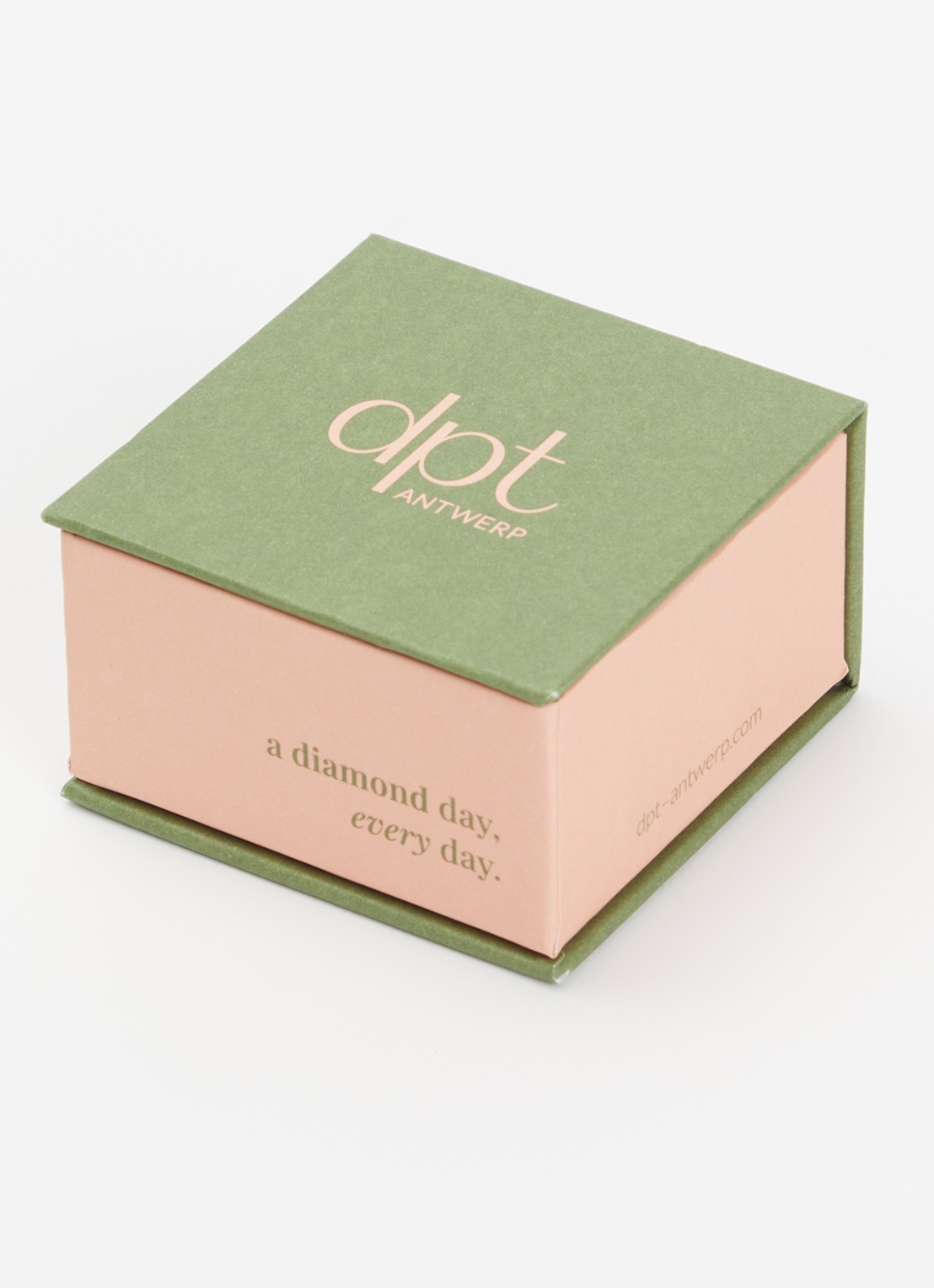 DPT Antwerp Oval diamanten oorringen verguld - detail 4 goud