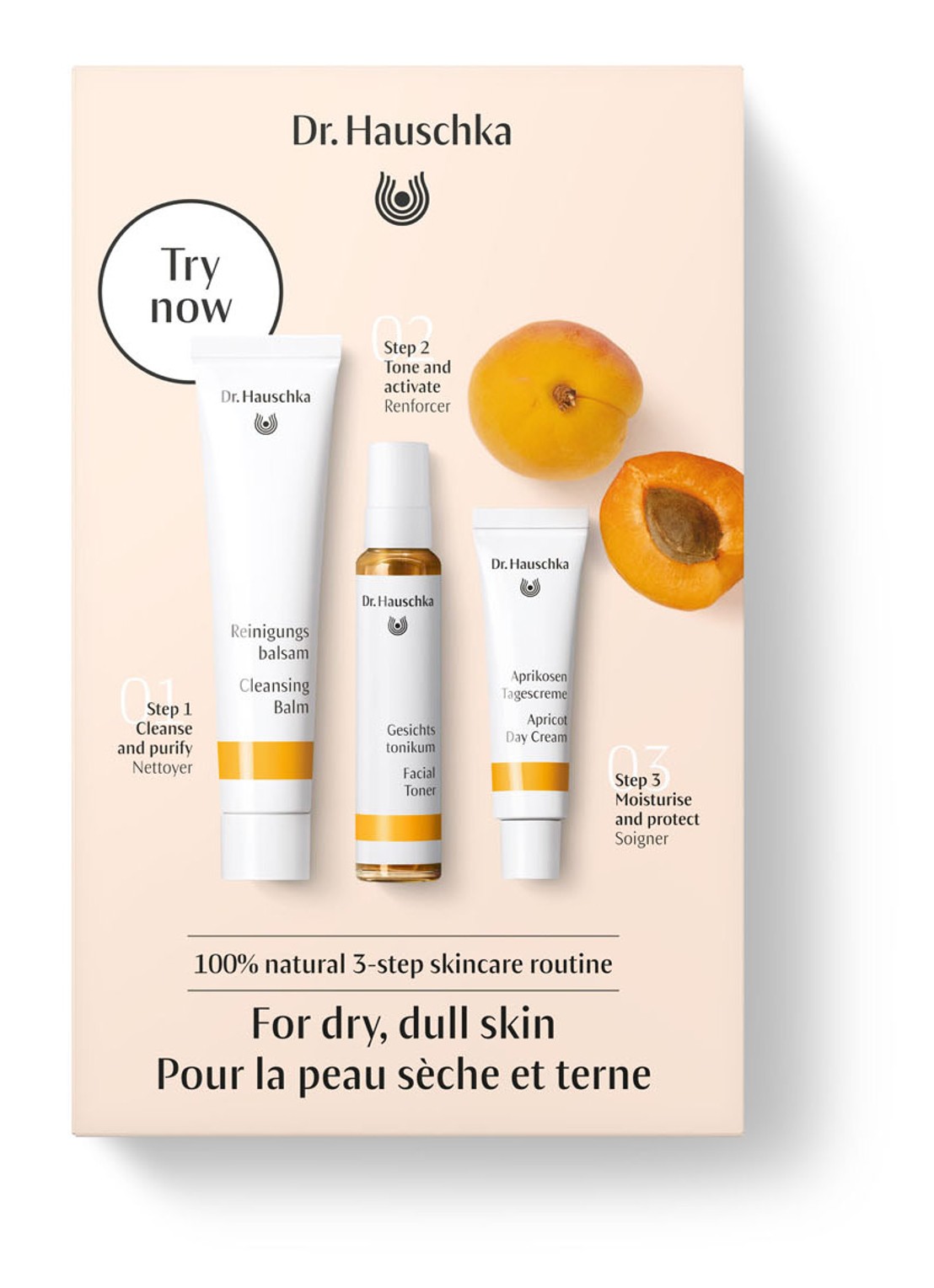 Dr. Hauschka Must Have Set Apricot - verzorgingsset - voorkant 2 undefined