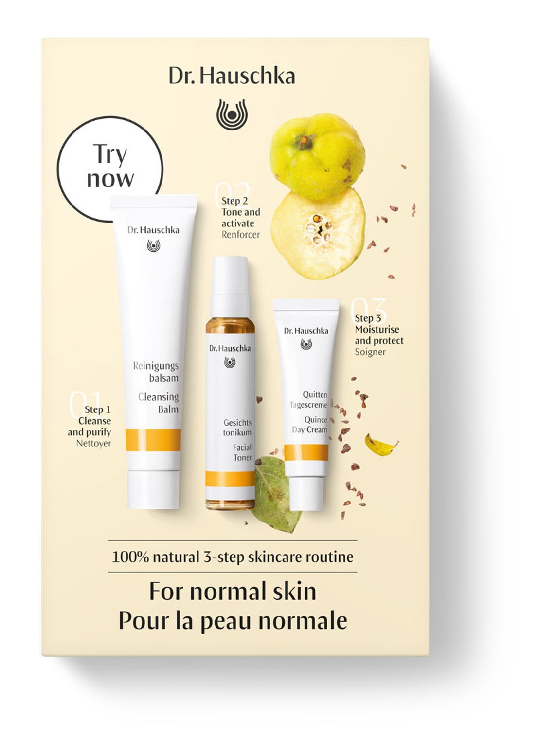 Dr. Hauschka Must Have Set Quince - verzorgingsset - voorkant undefined