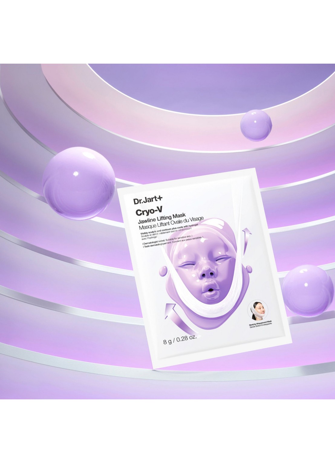 Dr. Jart+ Cryo-V Sculpt Jawline Lifting Mask - gezichtsmasker - voorkant 2 undefined