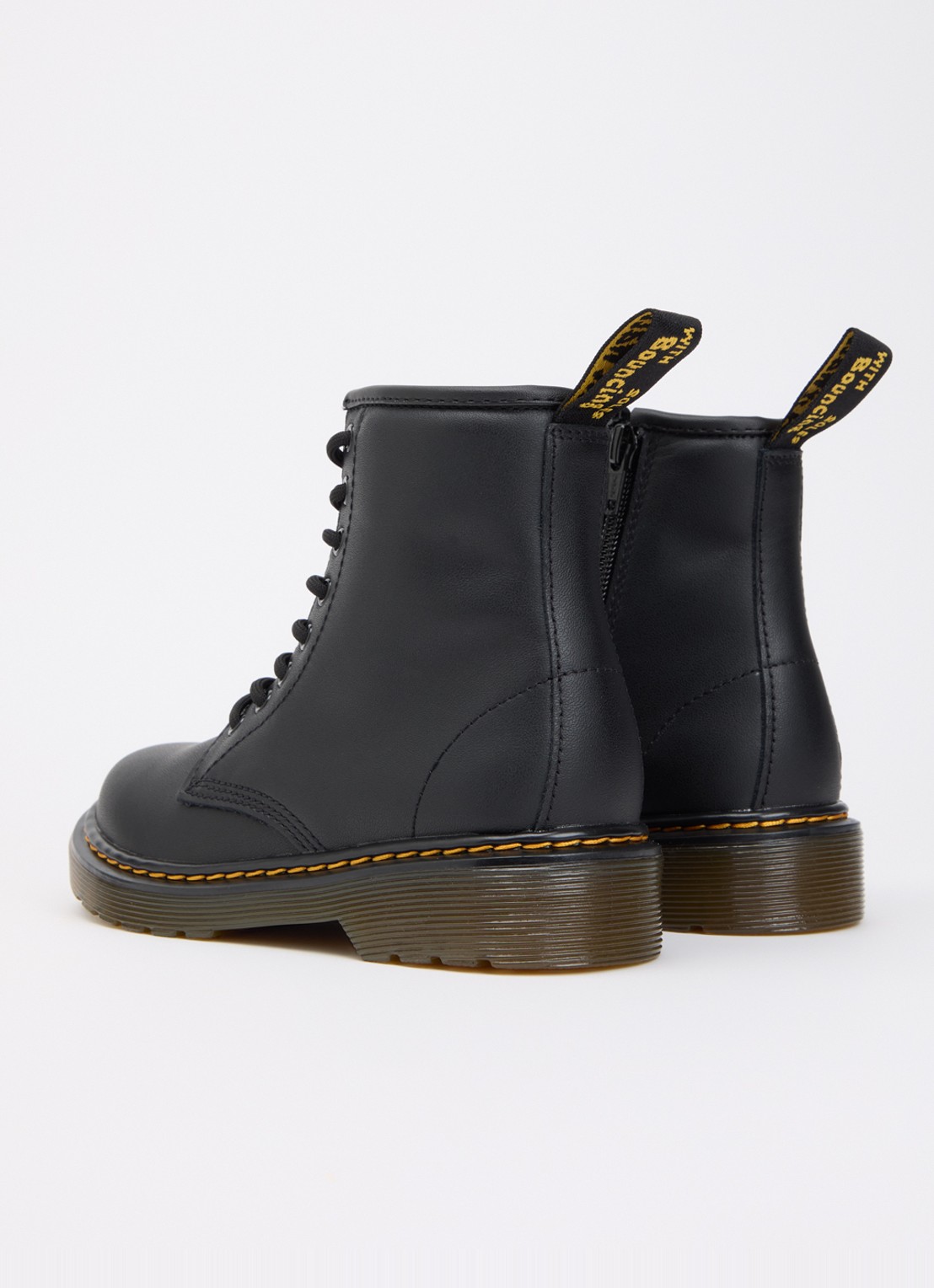 Dr. Martens 1460 Junior veterboot met glitter - achterkant zwart