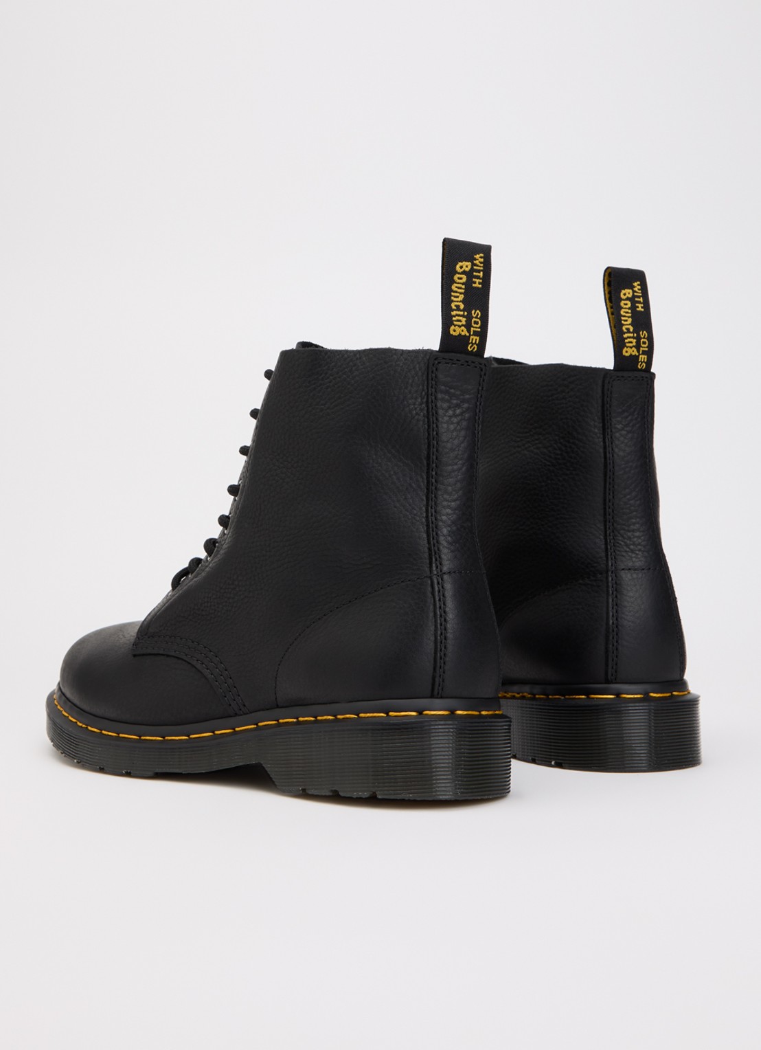 Dr. Martens 1460 veterboot van leer - achterkant zwart