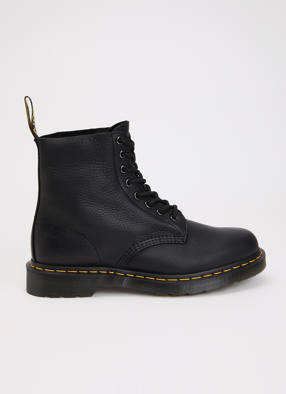 Dr. Martens 1460 veterboot van leer - voorkant 4 zwart