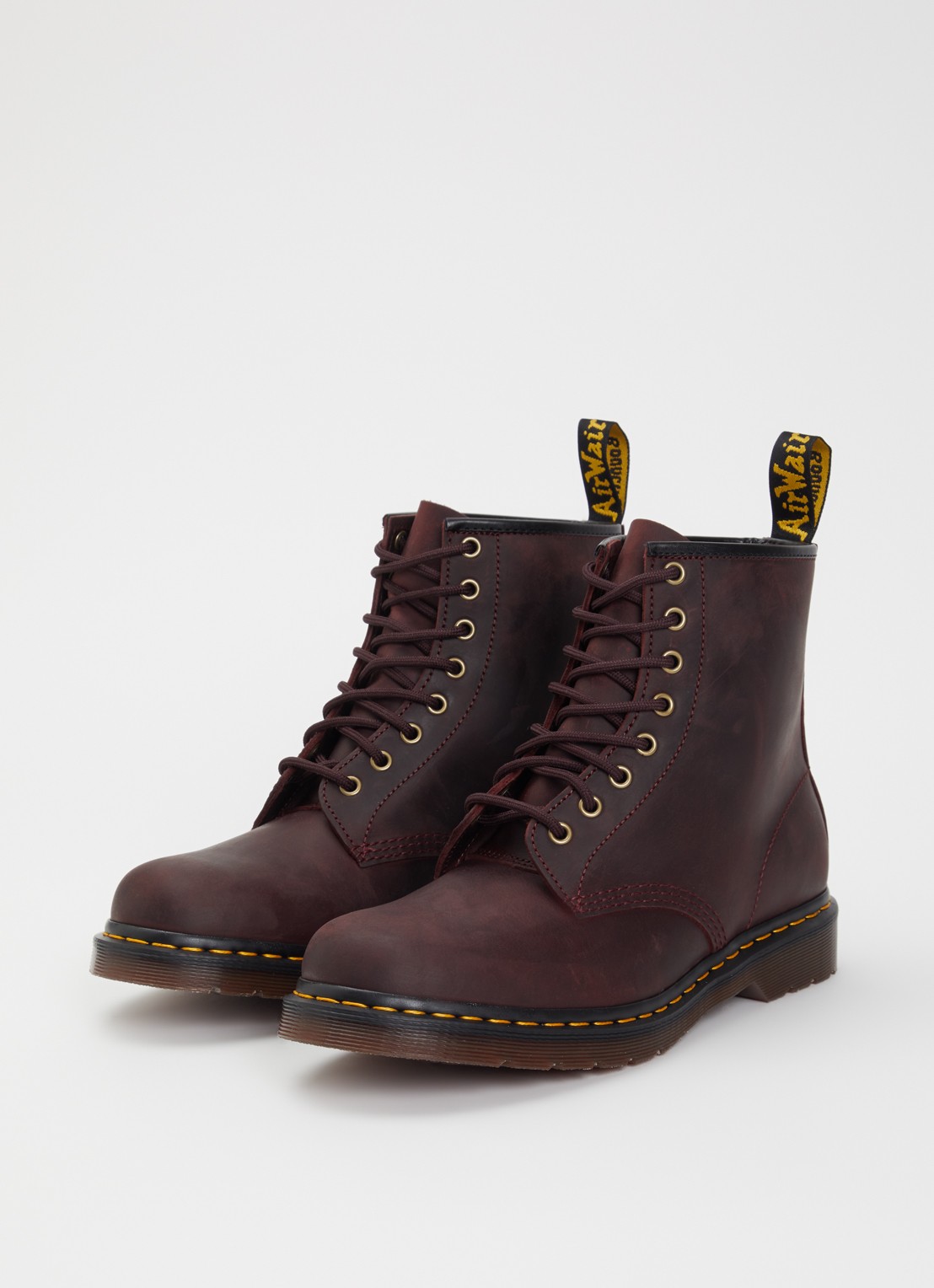 Dr. Martens 1460 veterboot van leer - detail 3 bordeauxrood
