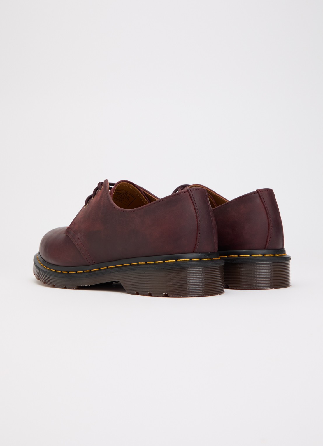 Dr. Martens 1461 veterschoen van leer - achterkant 3 bordeauxrood