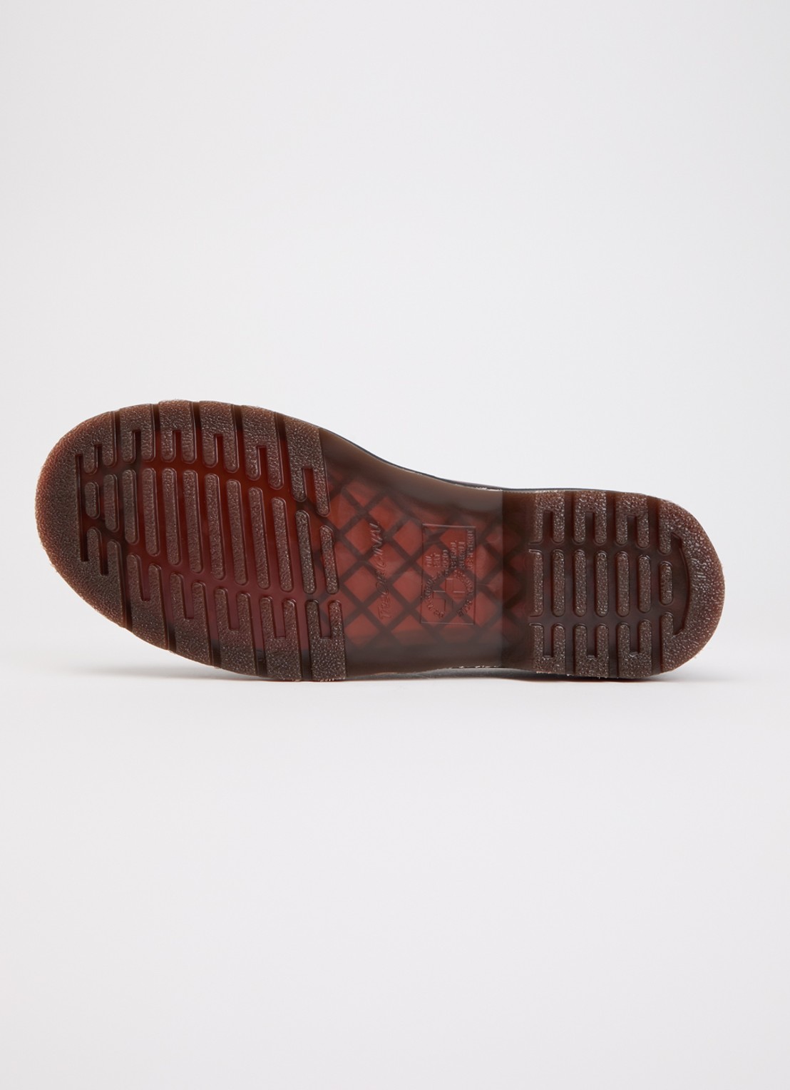 Dr. Martens 1461 veterschoen van leer - detail bordeauxrood