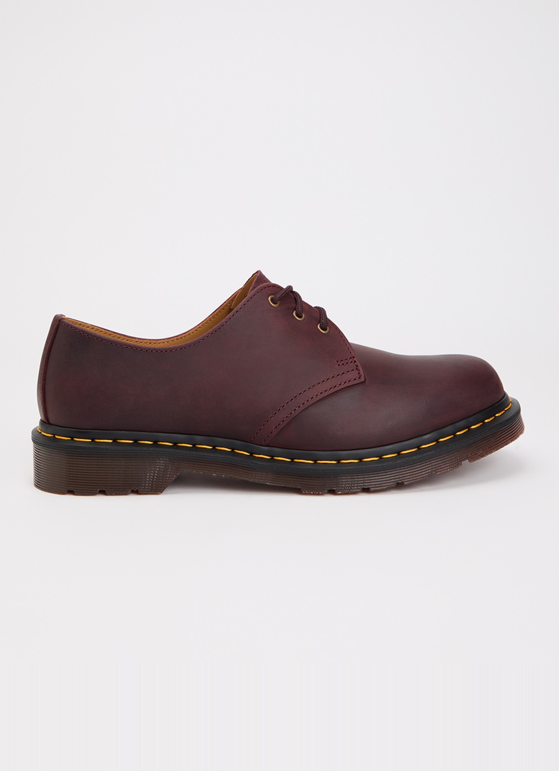 Dr. Martens 1461 veterschoen van leer - voorkant 2 bordeauxrood