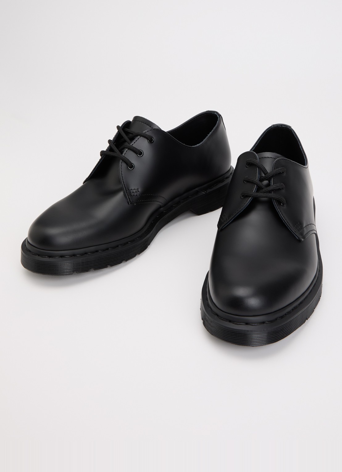 Dr. Martens 1461 veterschoen van leer - detail 3 zwart