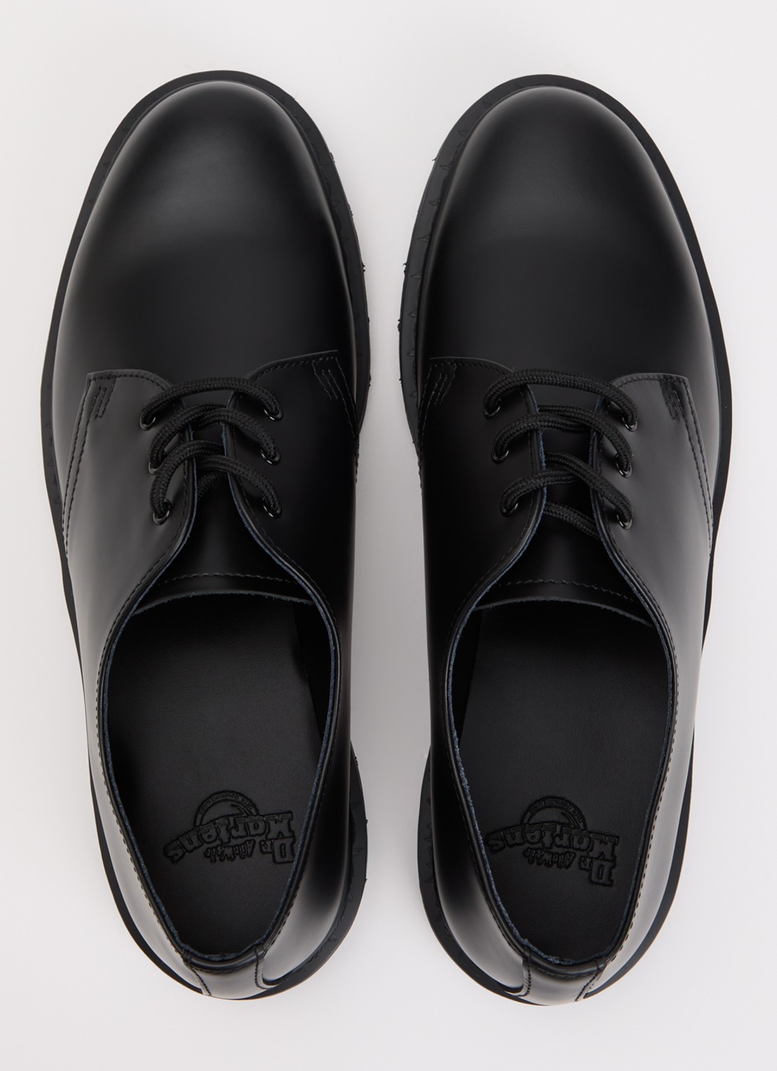 Dr. Martens 1461 veterschoen van leer - detail 4 zwart