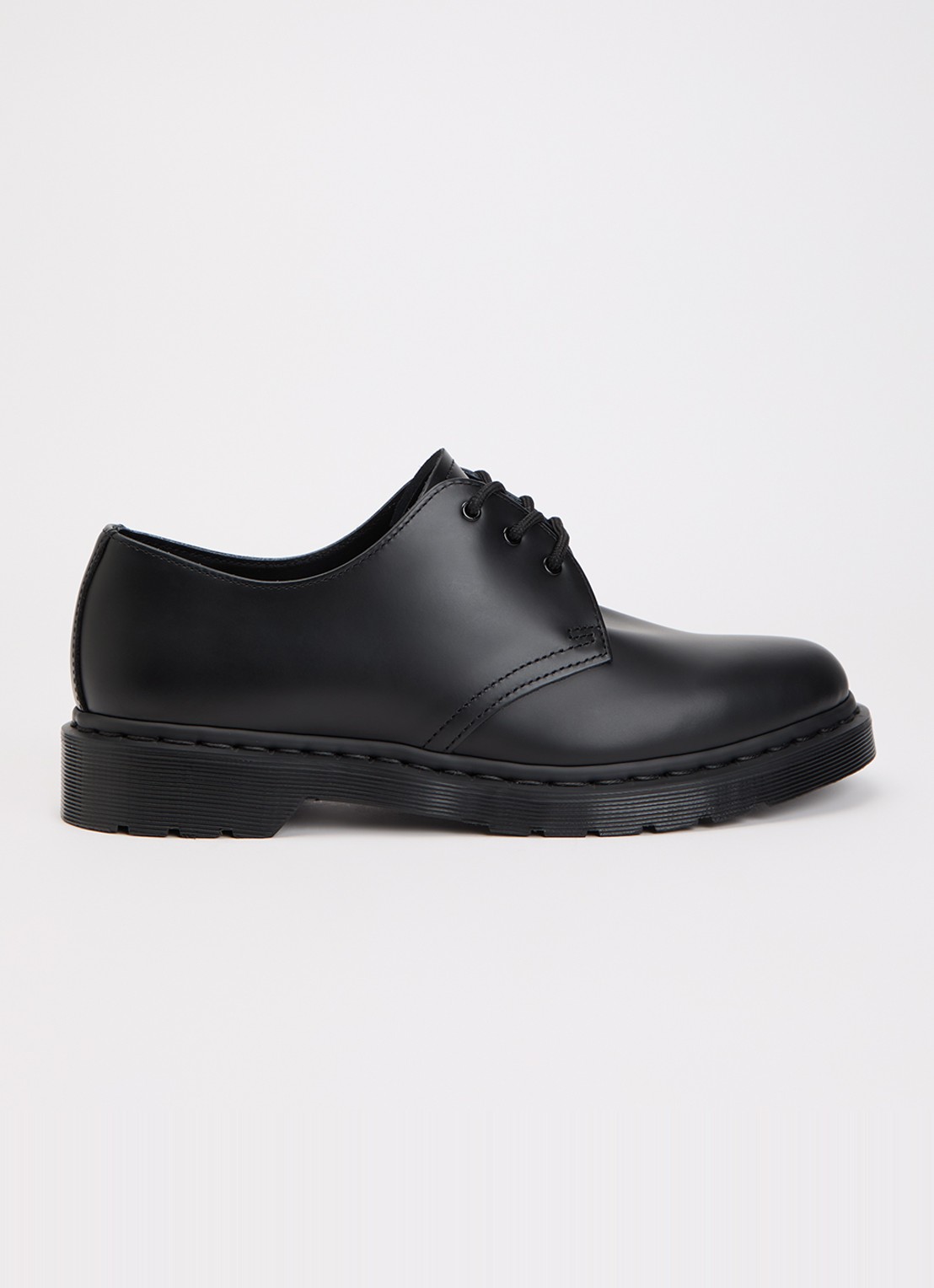Dr. Martens 1461 veterschoen van leer - voorkant 2 zwart