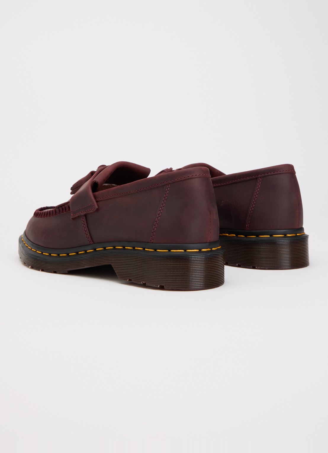 Dr. Martens Adrian loafer van leer - achterkant 5 bordeauxrood