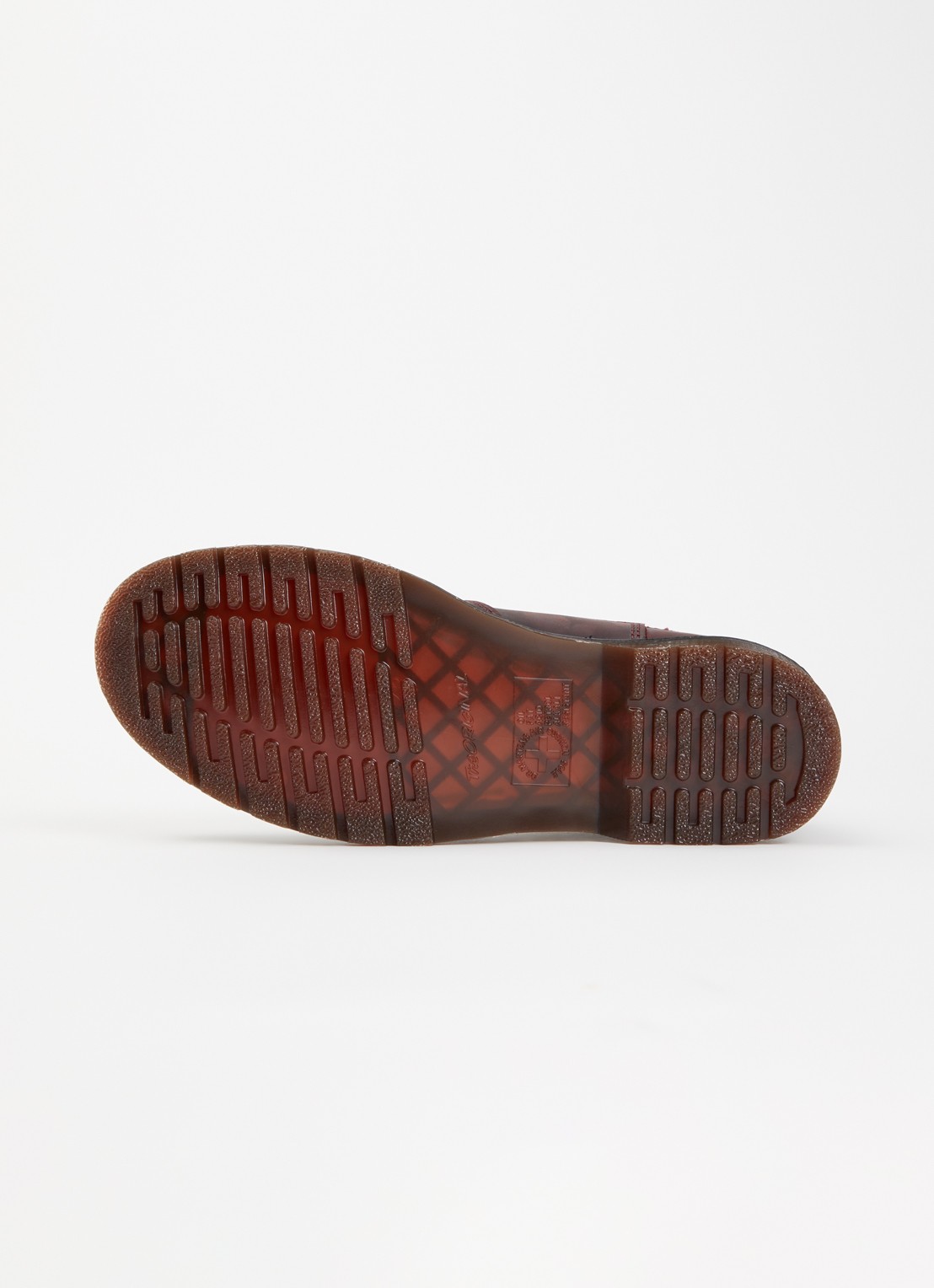 Dr. Martens Chelsea boot van leer - detail 2 bordeauxrood