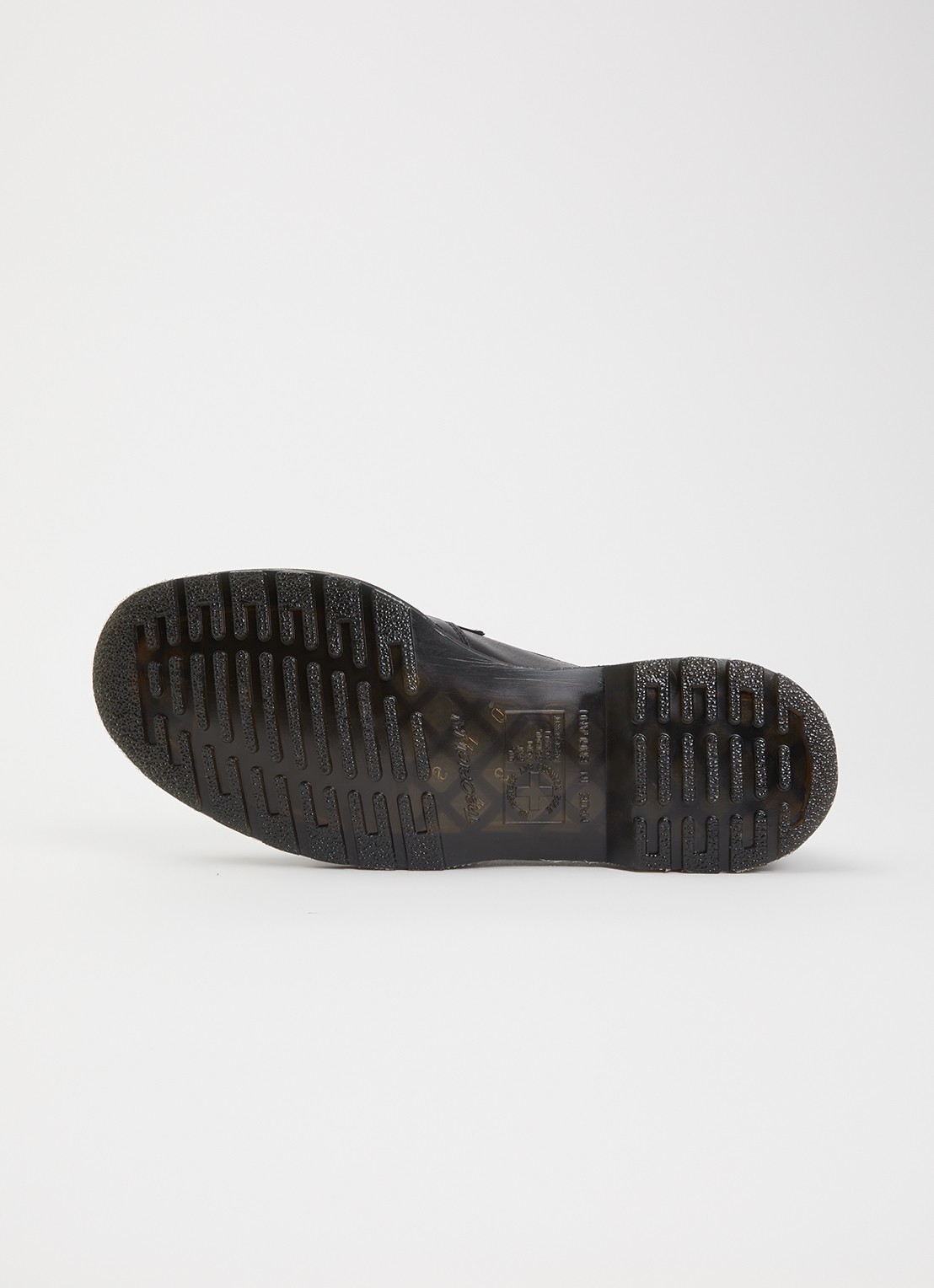 Dr. Martens Delapre loafer van kalfsleer - detail 4 zwart