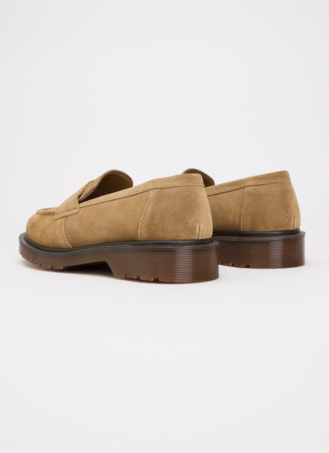 Dr. Martens Delapre loafer van kalfssuède - achterkant 5 camel