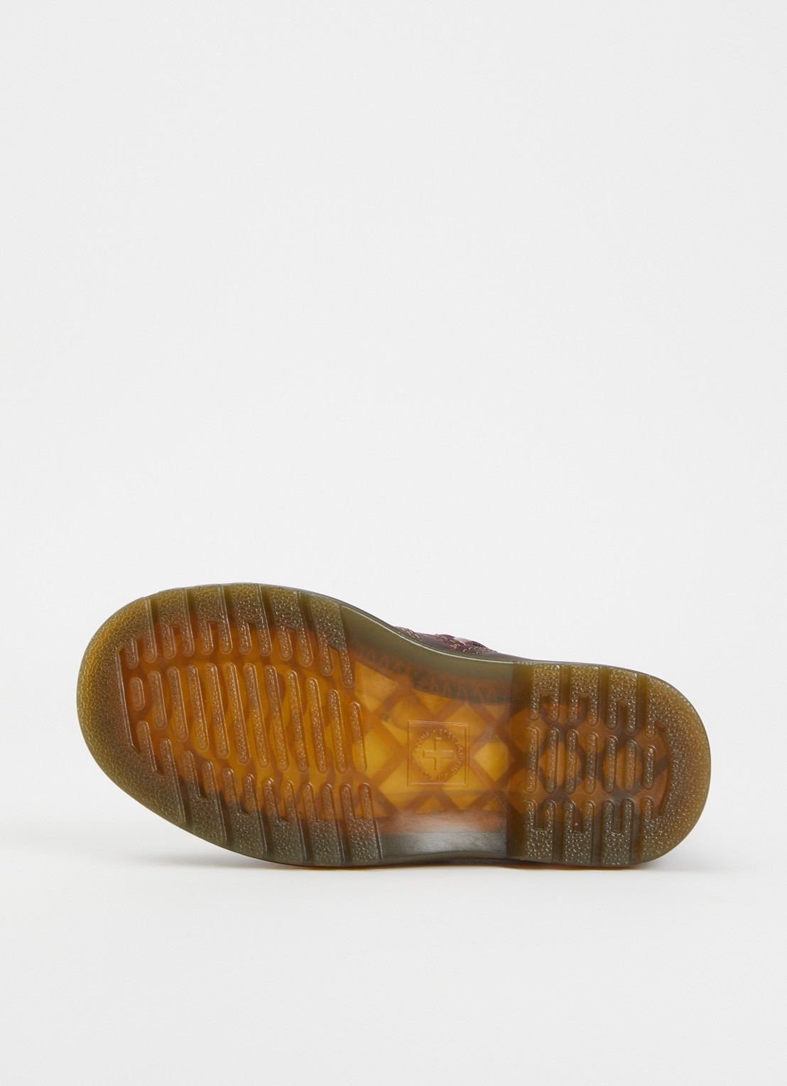 Dr. Martens Leonore T chelsea boot van leer - detail donkerbruin