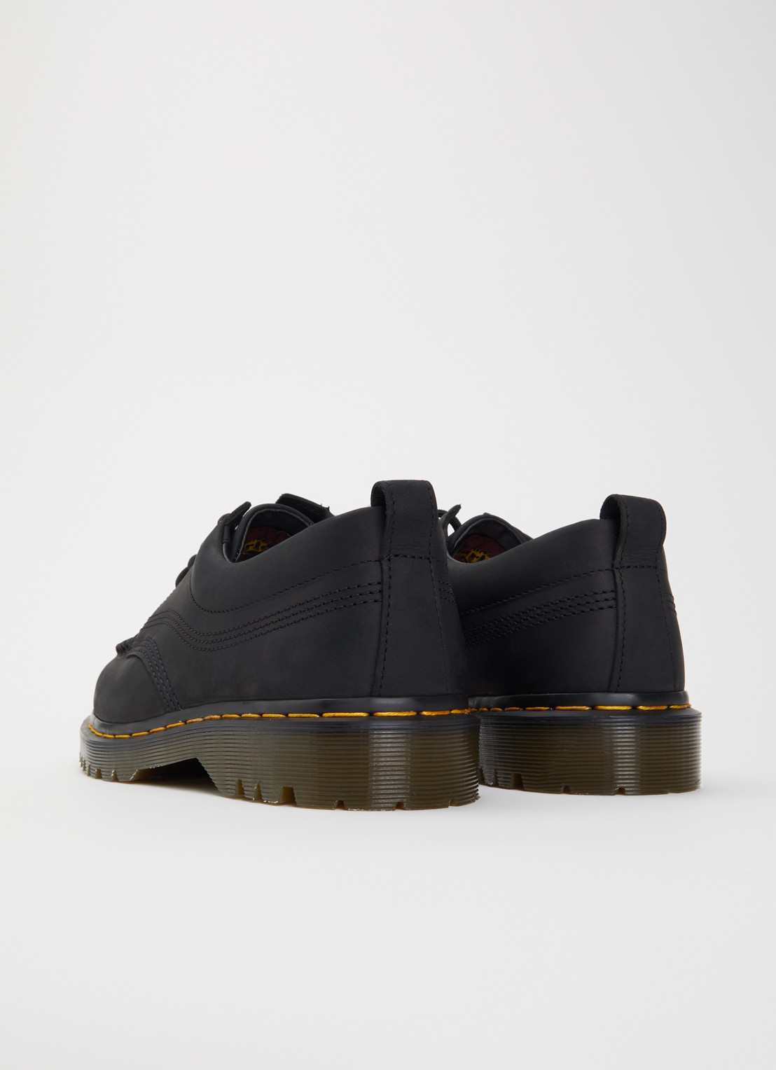 Dr. Martens Lowell veterschoen van leer - achterkant 5 zwart