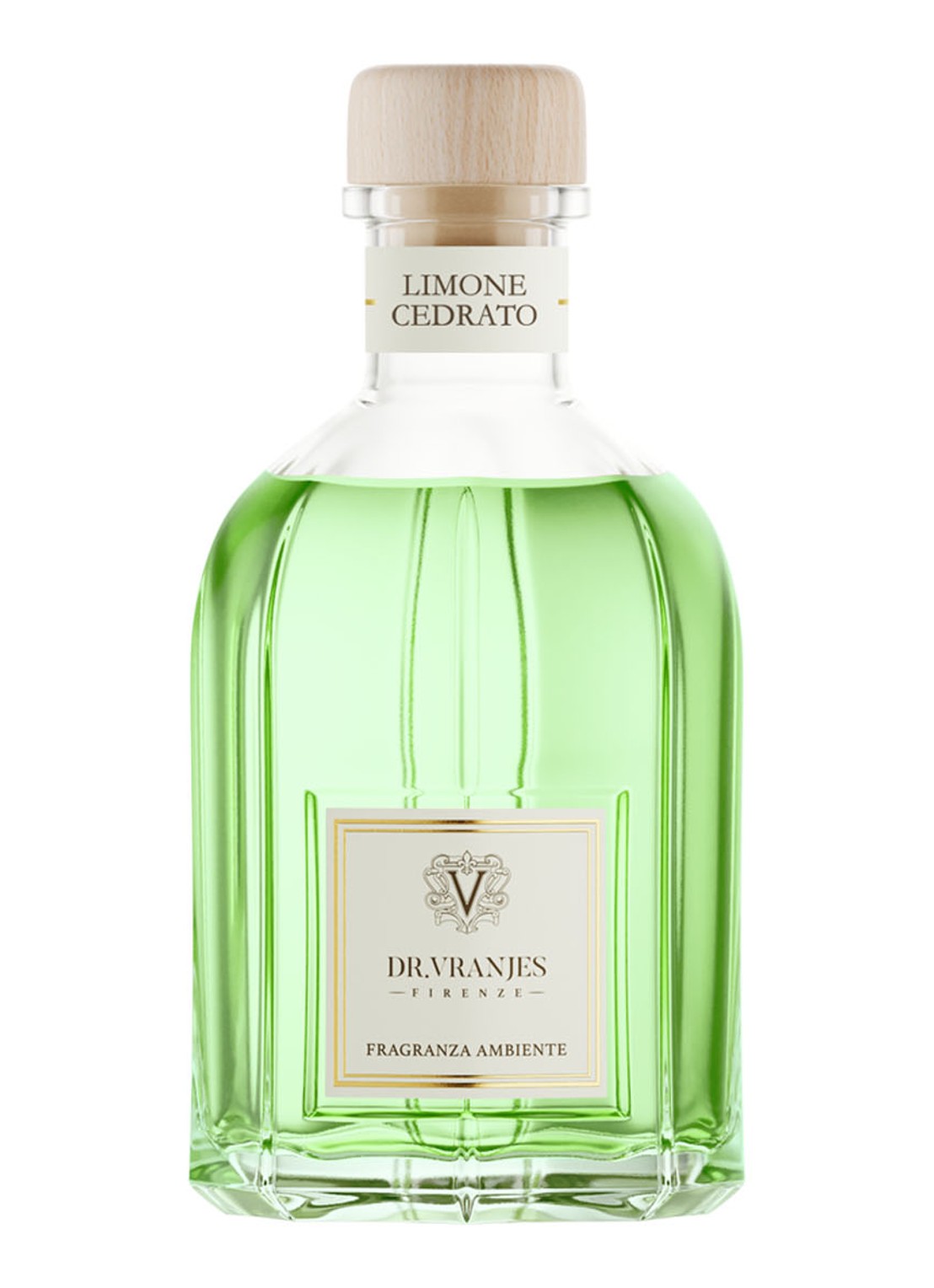 Dr. Vranjes Firenze Limone Cedrato Diffuser - geurstokjes - voorkant 2 undefined