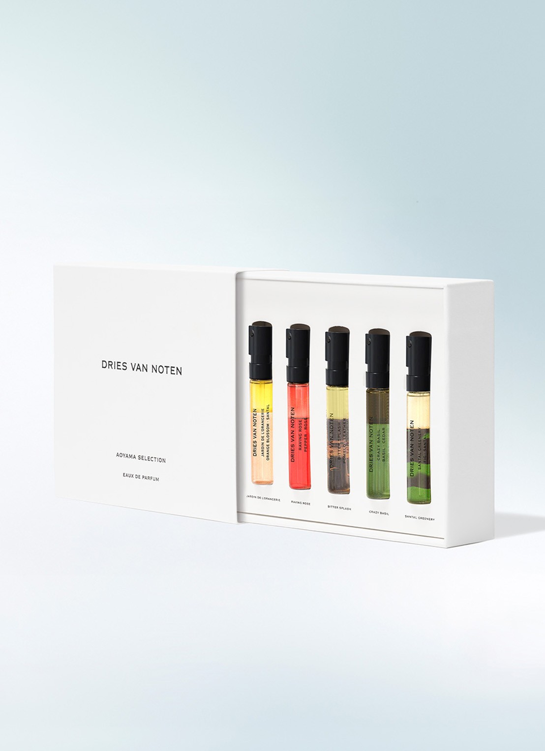 Dries Van Noten Aoyama Selection Discovery Kit - mini parfumset - achterkant 4 undefined