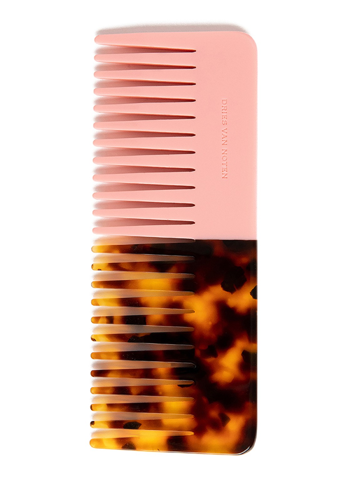 Dries Van Noten Comb Pink - haarkam - voorkant pink