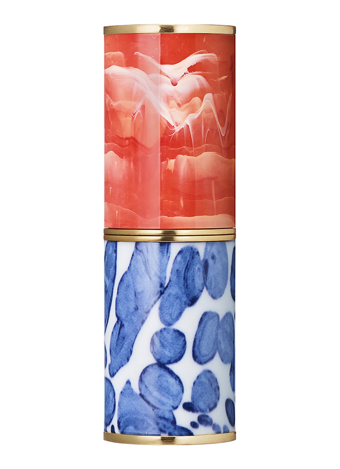 Dries Van Noten Lipstick Case - lege lipstick huls - voorkant coral ceramic