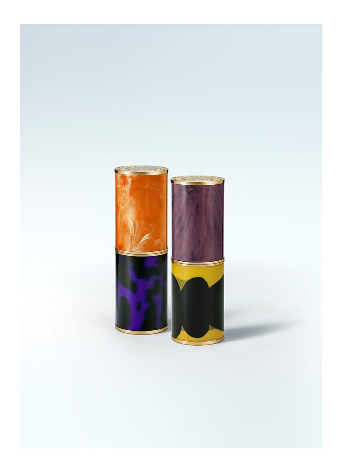 Dries Van Noten Lipstick Case - lege lipstick huls - detail 2 amethyst shadow