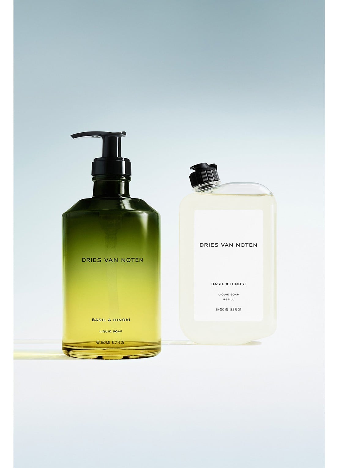 Dries Van Noten Liquid Soap Basil & Hinoki Refill - navulling handzeep 400 ml - detail 2 undefined