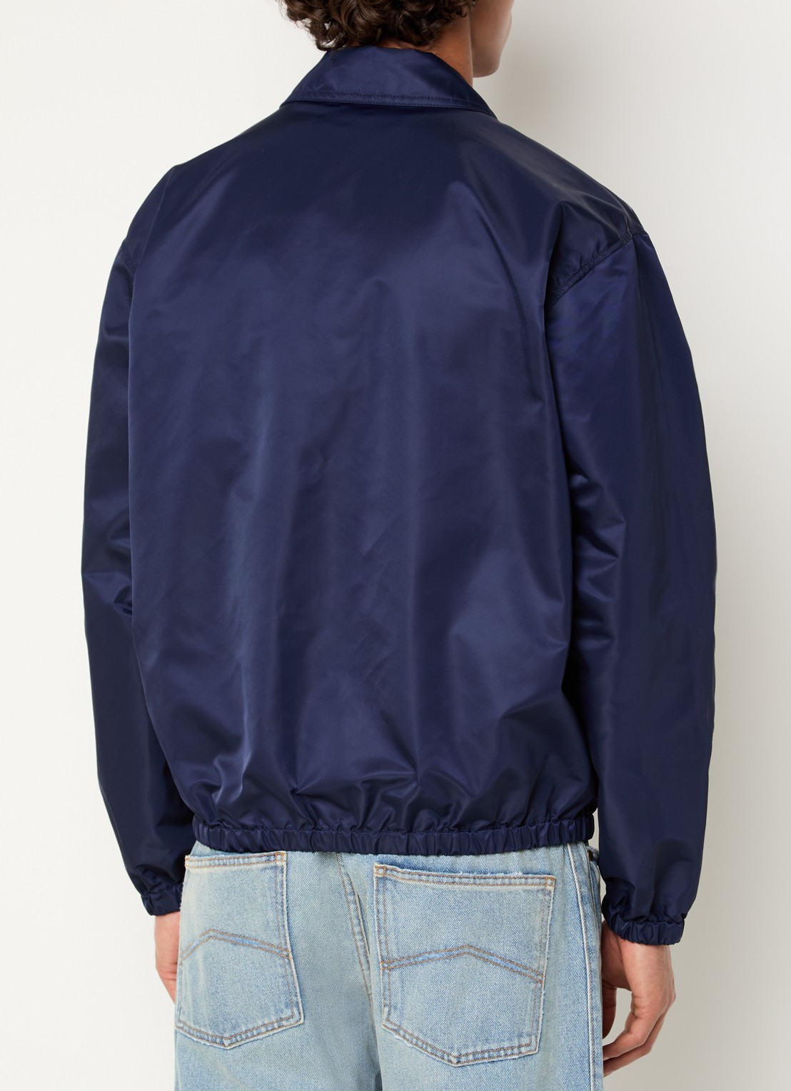 Drôle de Monsieur Bomberjack met logo en steekzakken - achterkant donkerblauw