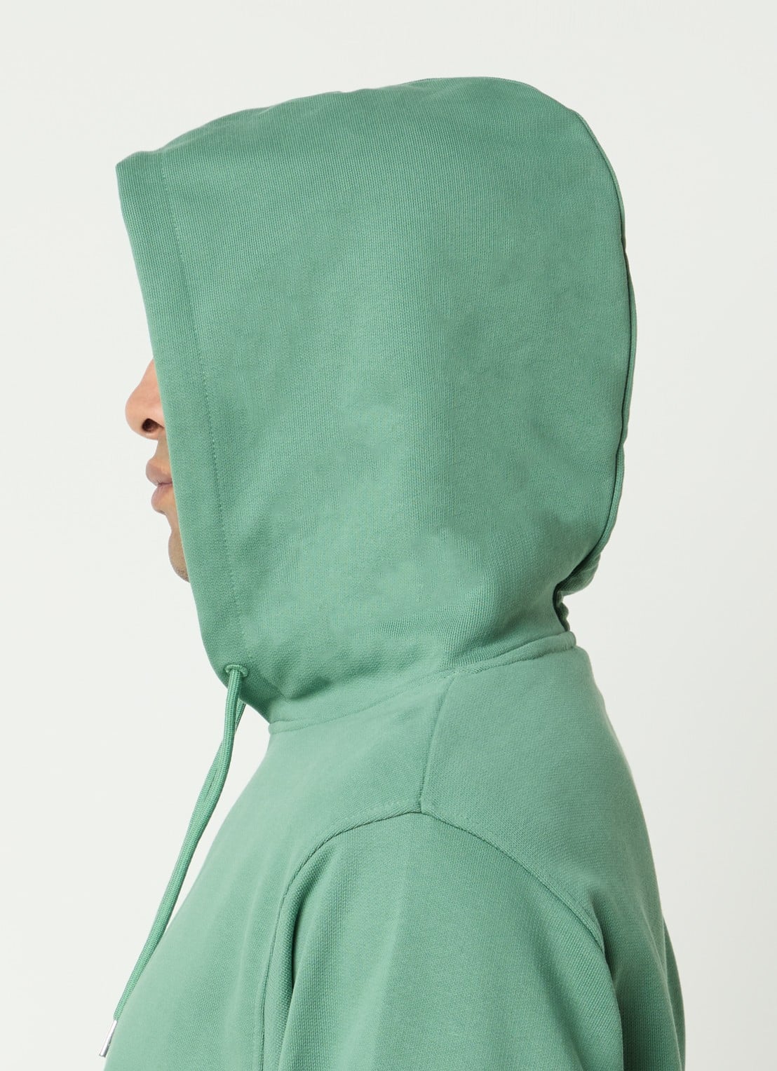 Drôle de Monsieur Hoodie met print - detail 5 groen