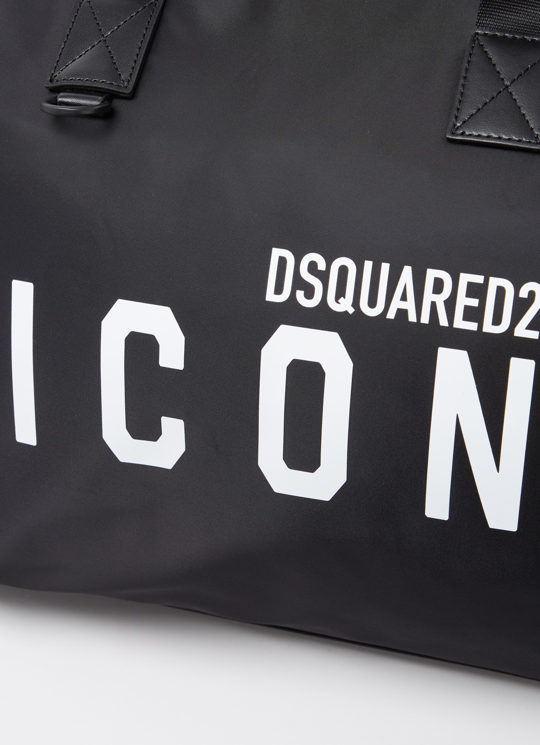 Dsquared2 Be Icon shopper met afneembare schouderriem - detail 4 zwart